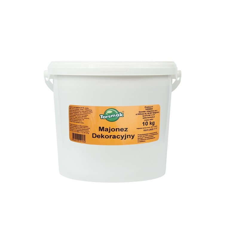 MAJONEZ DEKORACYJNY 64%  10KG TARSMAK