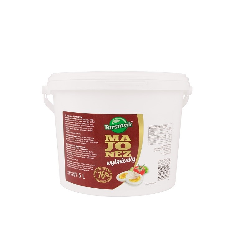 MAJONEZ WYŚMIENITY 76% TARSMAK 5KG