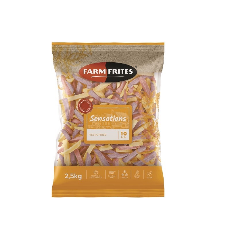 FIESTA FRIES 6X2500G FARM FRITES KOLOR