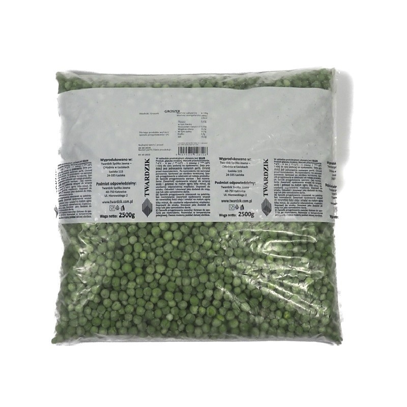 TWARDZIK GROSZEK MROŻONY 4*2,5KG
