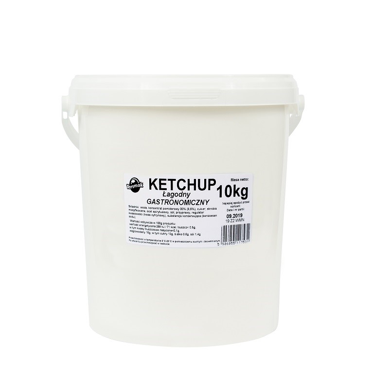 TARSMAK KETCHUP GASTRONOMICZNY ŁAGODNY 10 KG ...